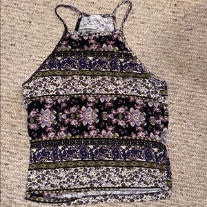 Floral tank top